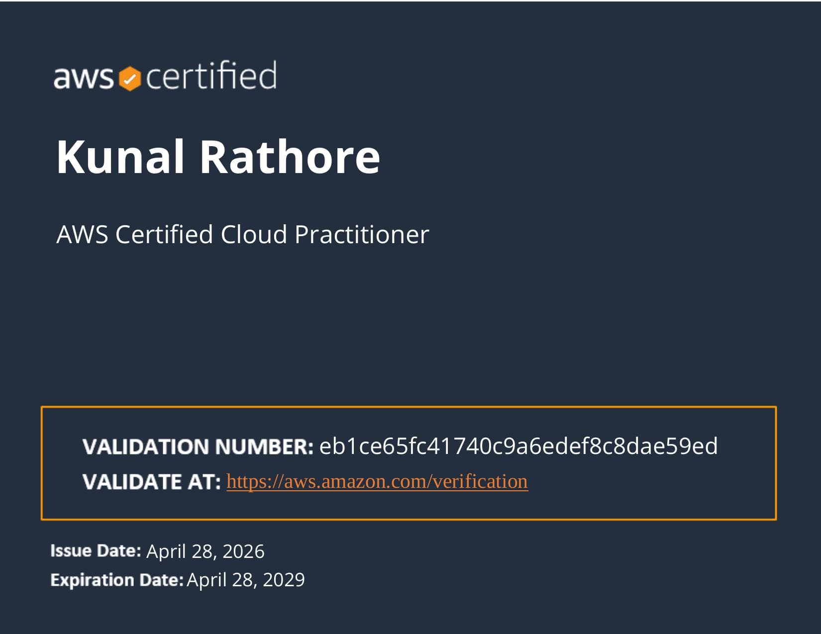 AWS Cloud Practitioner (CLF-C02)