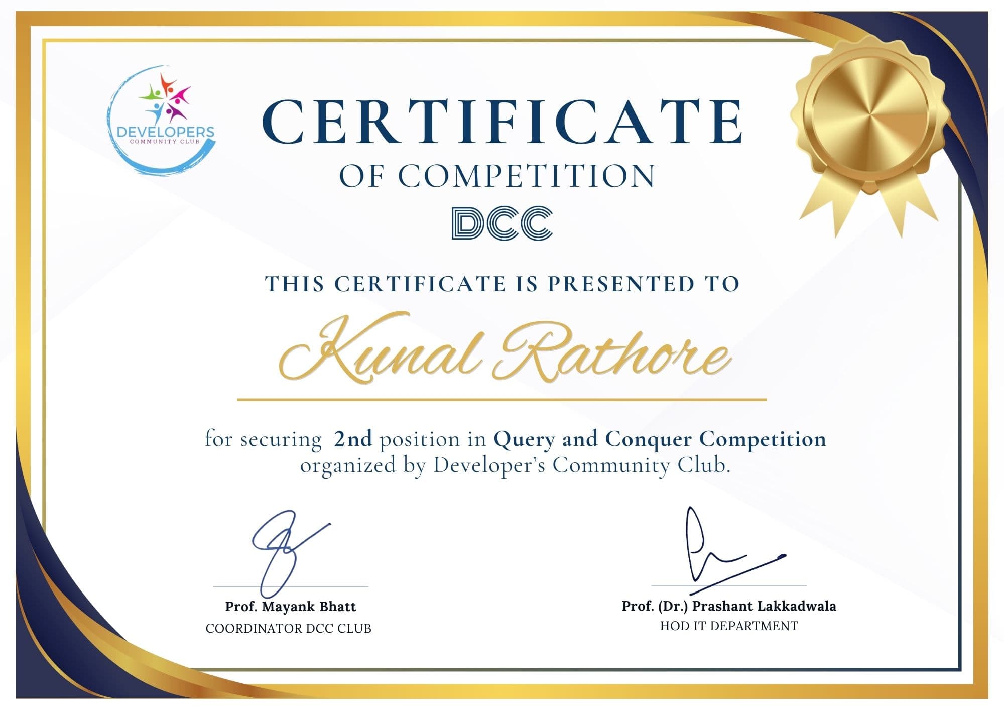 SQL Query Competition