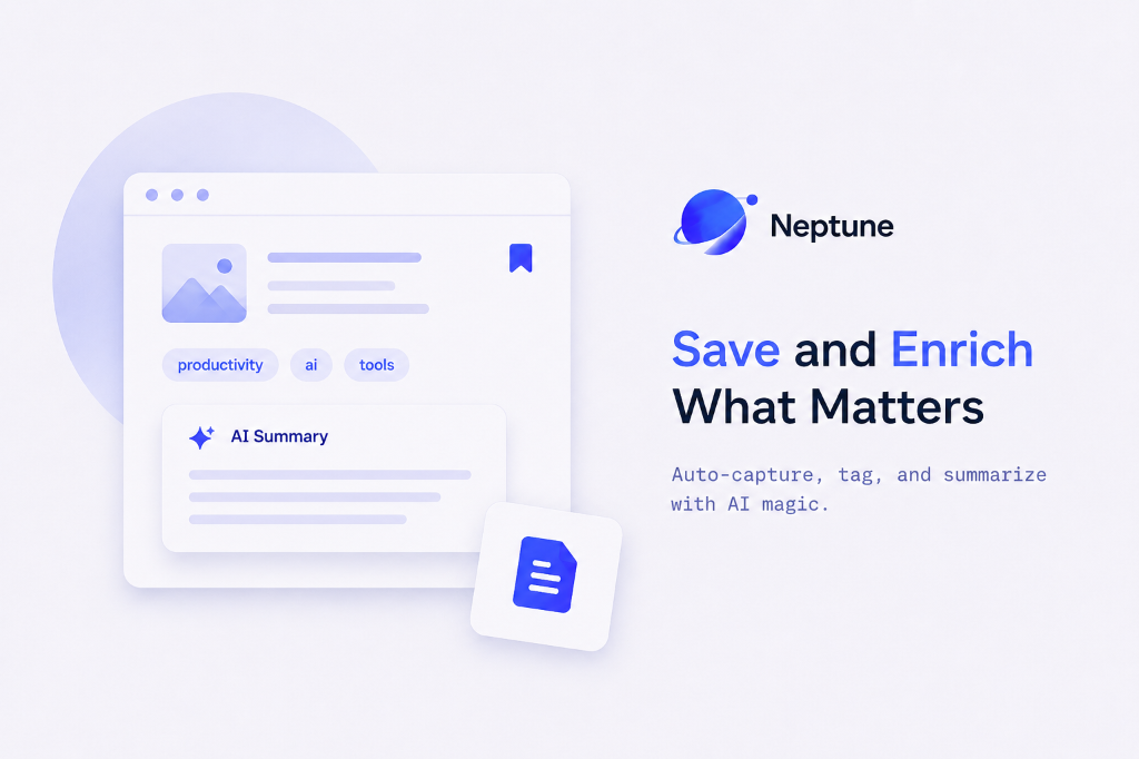 Neptune - AI-Powered Second Brain secondary 1