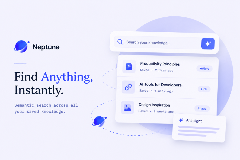 Neptune - AI-Powered Second Brain secondary 2