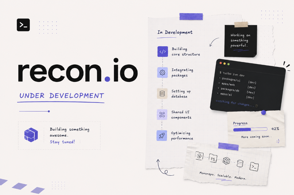 recon.io — Turborepo Next.js Starter